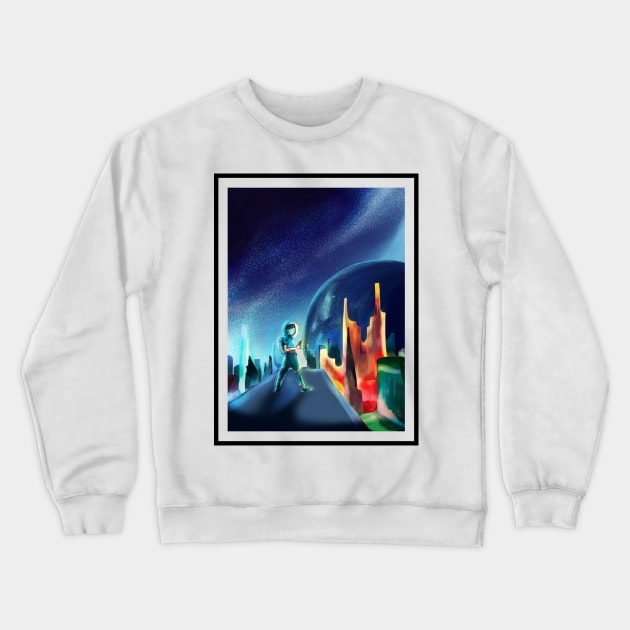 Spaceman Crewneck Sweatshirt by Ekim.B